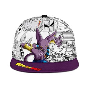 Beerus Dragon Ball Snapback Anime Hat