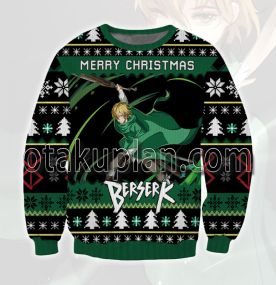 Berserk Serpico 3D Printed Ugly Christmas Sweatshirt