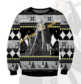 Black Butler Undertaker 3D Printed Ugly Christmas Sweatshirt
