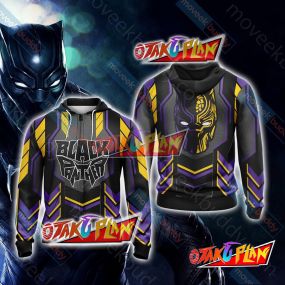 Black Panther New Look Unisex Zip Up Hoodie Jacket