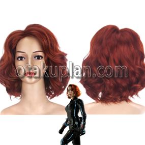 Black Widow Natasha Red Short Hair Cosplay Wigs