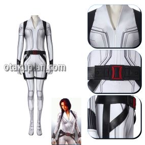 Black Widow Natasha White Combat Suit Cosplay Costume