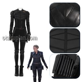 Black Widow Yelena Black Combat Suit Cosplay Costume