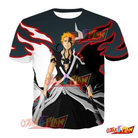 Bleach Cool Anime Hero Ichigo Kurosaki Action T-Shirt BL210