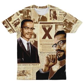 BLM T-Shirt MALCOLM X News T-Shirt