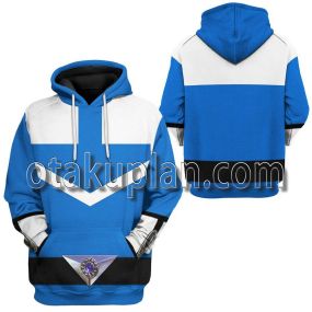 Blue Power Rangers Time Force T-Shirt Hoodie