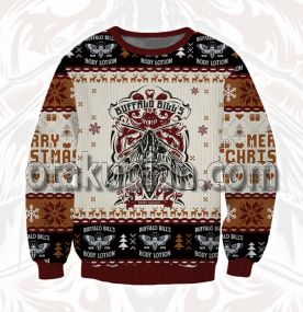 Body Lotion Silence Of The Lambs 3d Printed Ugly Christmas Sweatshirt