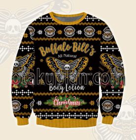 Body Lotion Silence Of The Lambs Logo 3d Printed Ugly Christmas Sweatshirt