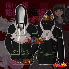 BOFURI I Don't Want to Get Hurt so I'll Max Out My Defense Mai Cosplay Zip Up Hoodie