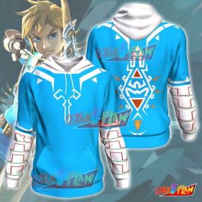 Breath of the Wild Link All Over Print Pullover Hoodie