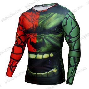 Bruce Banner Long Sleeve Compression Shirt For Men