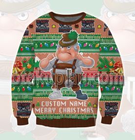 Burgermeister Meisterburger Custom Name New Ugly Christmas Sweatshirt
