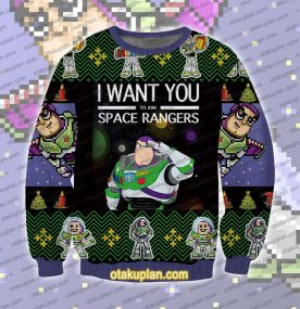 Buzz Lightyear Ugly Christmas Sweatshirt