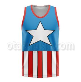 Captain America Earth 616 Basketball Jersey