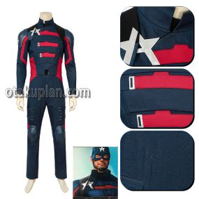 Captain America Falcon Us Agent Full Set Cosplay Costume