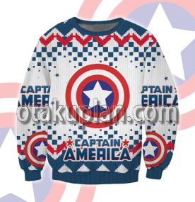 Captain Hero Logo 3d Printed Ugly Christmas Sweatshirt