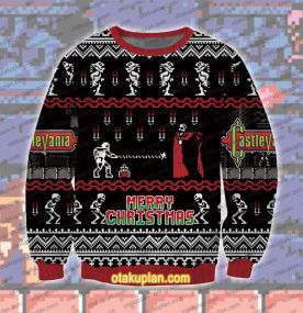 Castlevania Classic Game Ugly Christmas Sweatshirt
