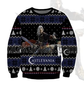 Castlevania Hector 3D Printed Ugly Christmas Sweatshirt