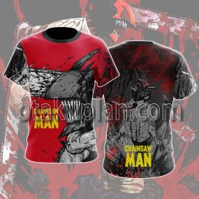 Chainsaw Man Denji Art Poster T-Shirt