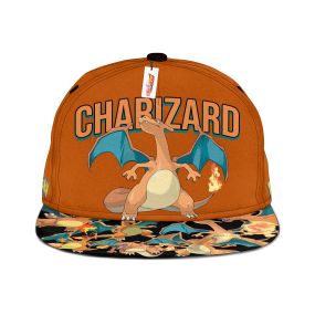 Charizard Snapback Anime Hat