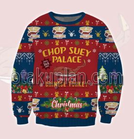 Chinese Turkey Christmas Story 3D Printed Ugly Christmas Sweatshirt