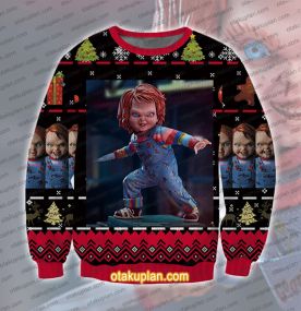 Chucky Child's Play Ugly Christmas Sweatshirt