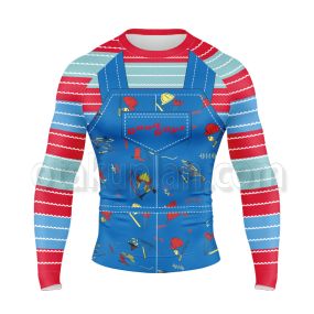 Chucky Toy Clothes Long Sleeve Compression Shirt