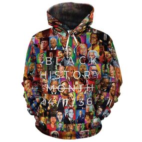 Civil Rights Leaders Oil Painting Art All Over Hoodie