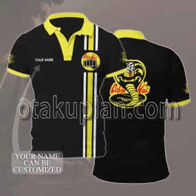Cobra Kai Custom Name Polo Shirt