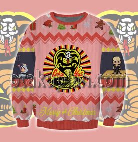 Cobra Kai Pink 3d Printed Ugly Christmas Sweater