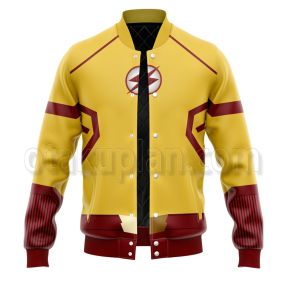 Comics The Flash Season 3 Kid Flash Wallace Rudolph Wally West Varsity Jacket
