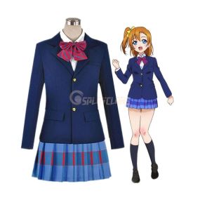 Anime LoveLive! Kousaka Honoka School Uniform Cosplay Costume