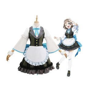 LoveLive!Sunshine!! Watanabe You and Aqours All Members Maid Uniform Cosplay Costume
