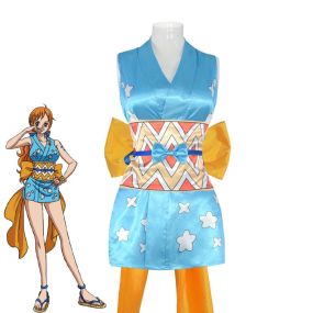 Anime One Piece Nami Fullset Cosplay Costumes