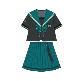 Anime MHA Female Midoriya Izuku JK Uniform Cosplay Costume