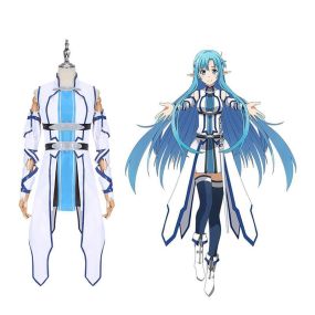 Anime SAO Sword Art Online ALO ALfheim Online Asuna Cosplay Costume
