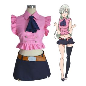 Anime The Seven Deadly Sins Elizabeth Liones Cosplay Costume