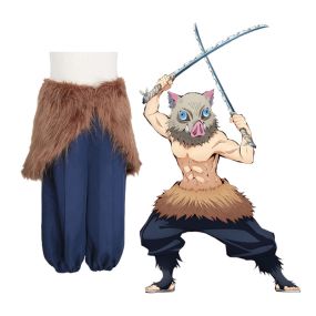 Anime Demon Slayer Inosuke Hashibira Cosplay Costume