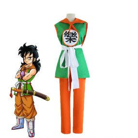 Anime Dragon Ball Master Yamcha Combat Suit Cosplay Costume