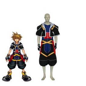 Game Kingdom Hearts Sora Cosplay Costume