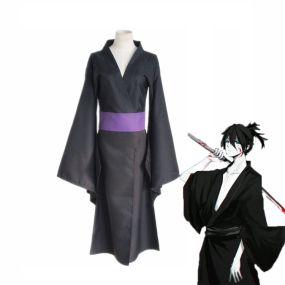 Anime Noragami Aragoto Yato Black Kimono Cosplay Costume