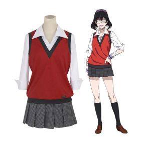 Anime Kakegurui Midari Ikishima Outfits Cosplay Costume