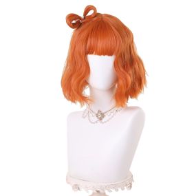 Rainbow Candy Wigs Orange Short Lolita Wig