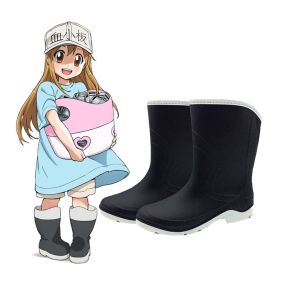 Anime Cells at Work Platelet Black Cosplay Shoes