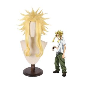 Anime MHA Daily All Might Blond Cosplay Wigs