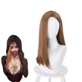 Movie Resident Evil Village Daniella Brown Mid-length Cosplay Wigs