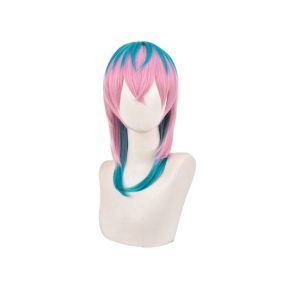 Anime Tokyo Revengers Rindo Haitani Blue Pink Short Cosplay Wigs