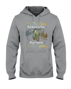 Cycling - I'm The Girl Words G Hoodie