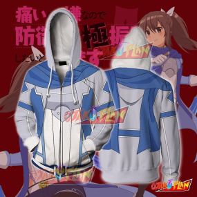 BOFURI I Don't Want to Get Hurt so I'll Max Out My Defense Sally Cosplay Zip Up Hoodie