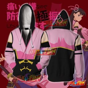 BOFURI I Don't Want to Get Hurt so I'll Max Out My Defense Kasumi Cosplay Zip Up Hoodie